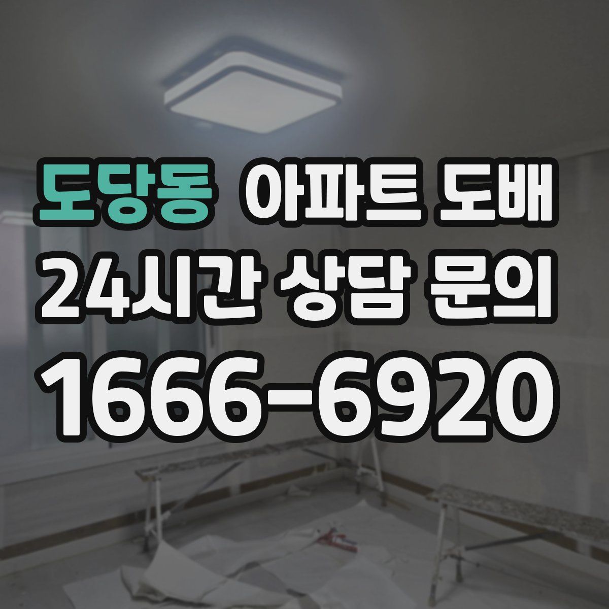 도당동 아파트 도배