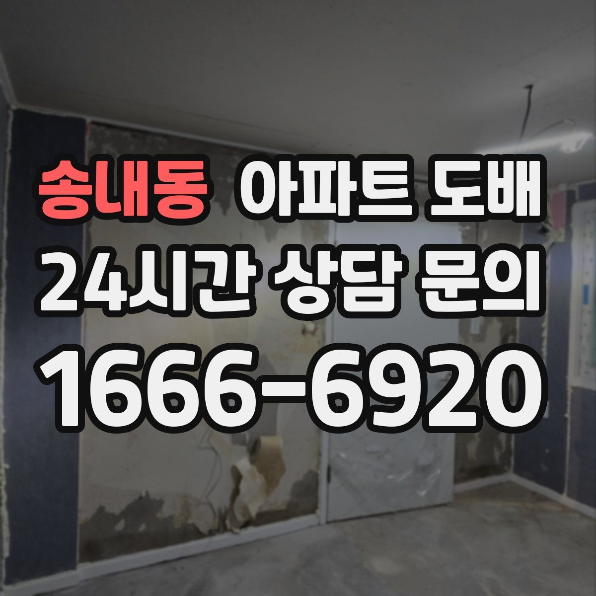 송내동 아파트 도배