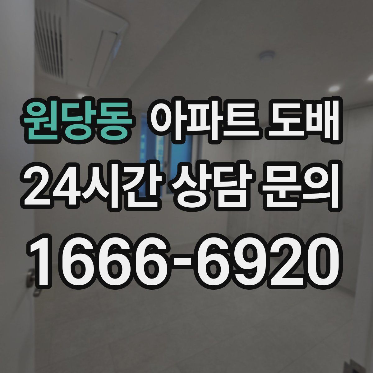 원당동 아파트 도배