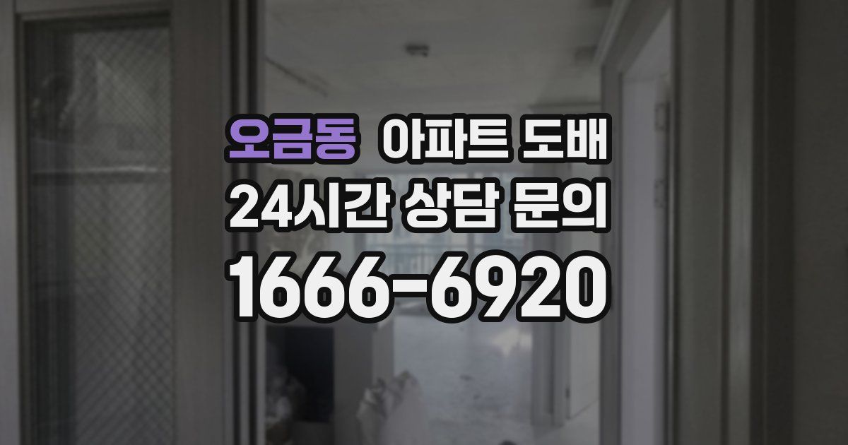 오금동 아파트 도배