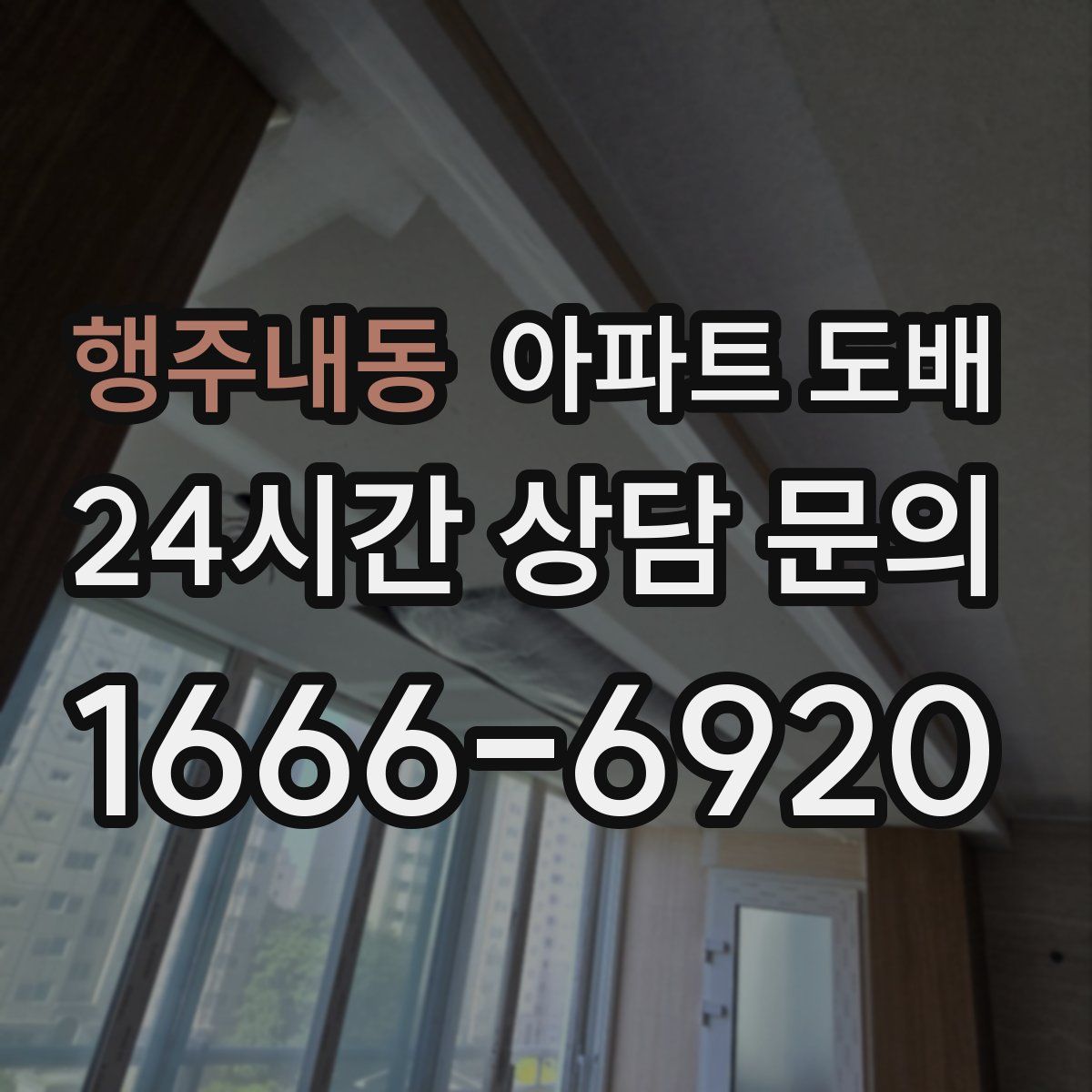 행주내동 아파트 도배