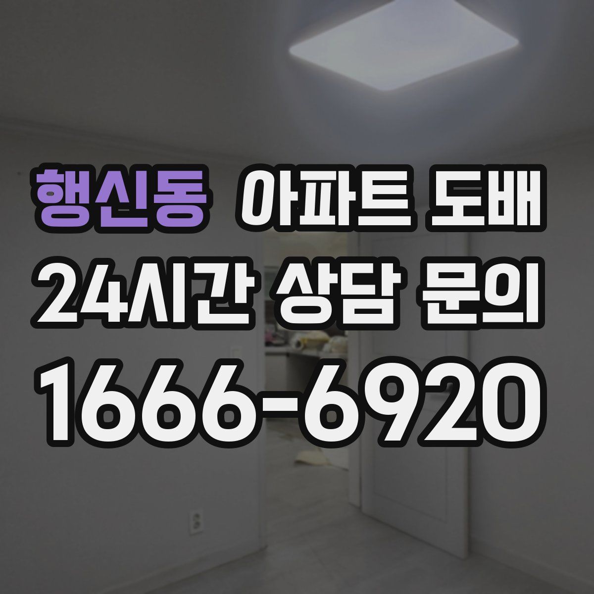 행신동 아파트 도배