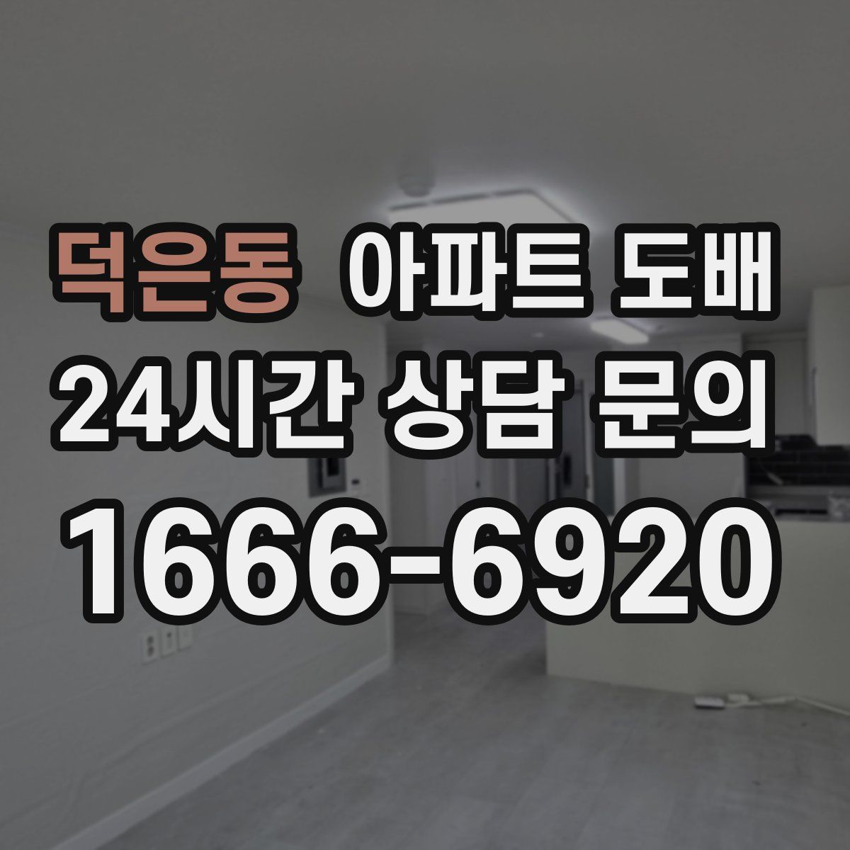 덕은동 아파트 도배