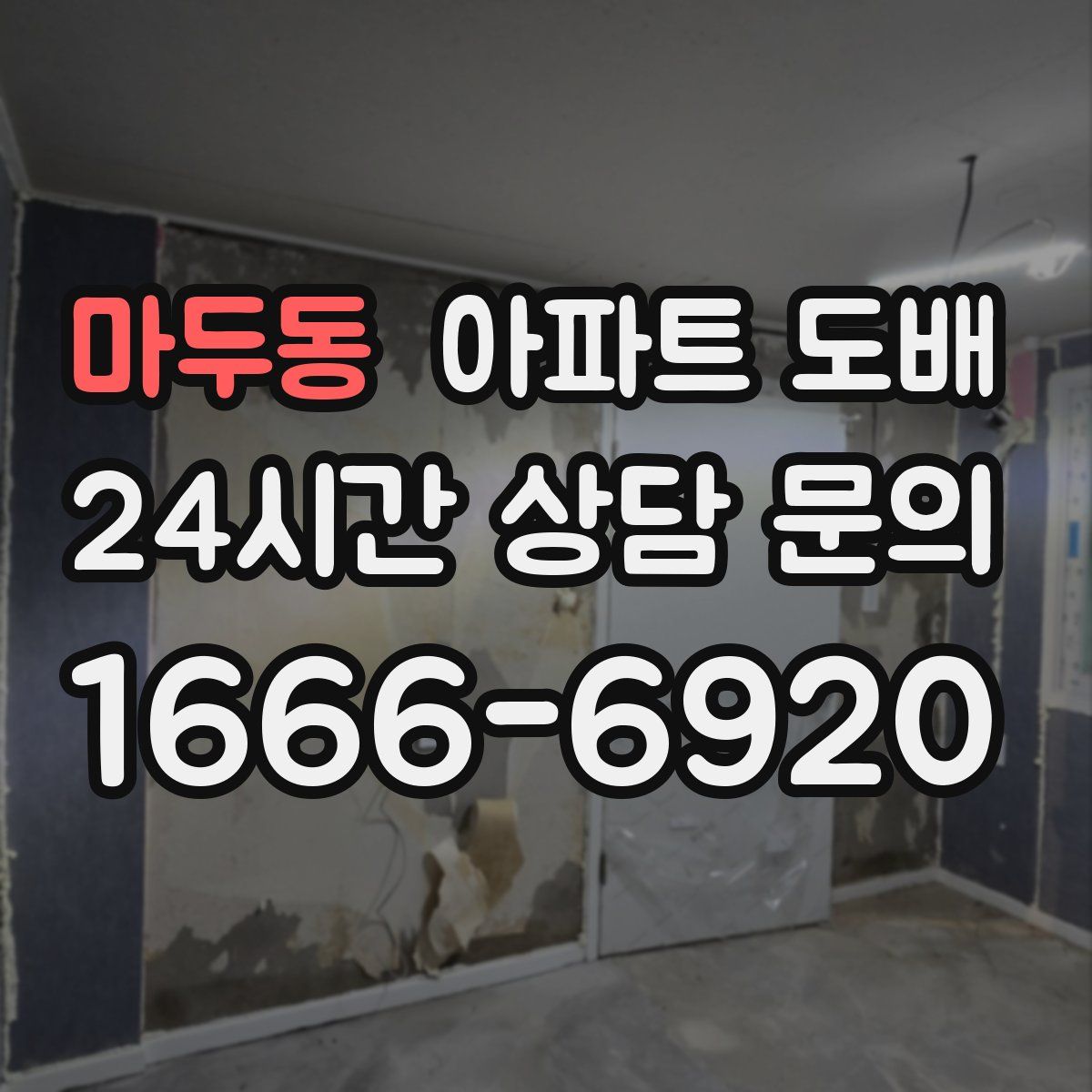 마두동 아파트 도배