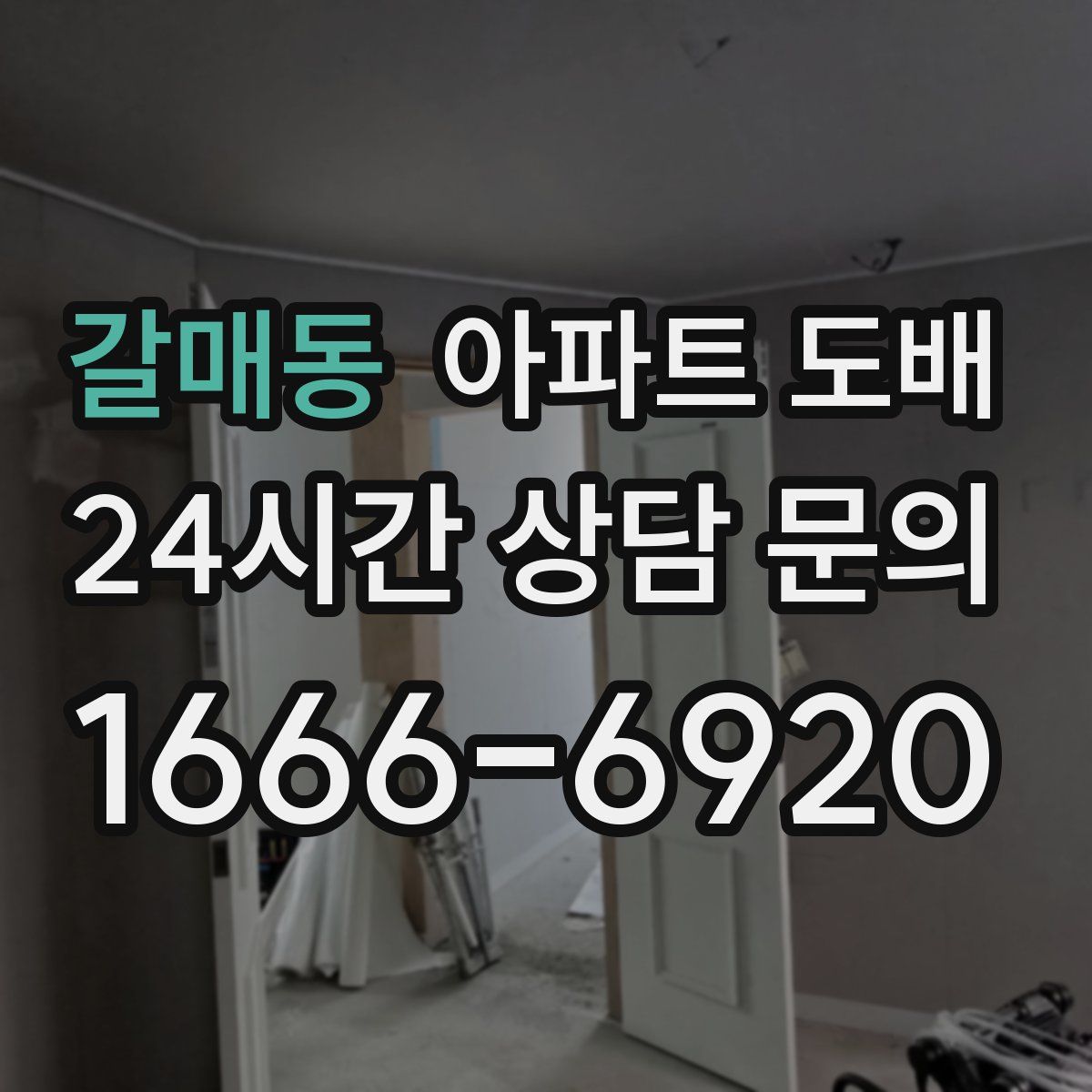 갈매동 아파트 도배