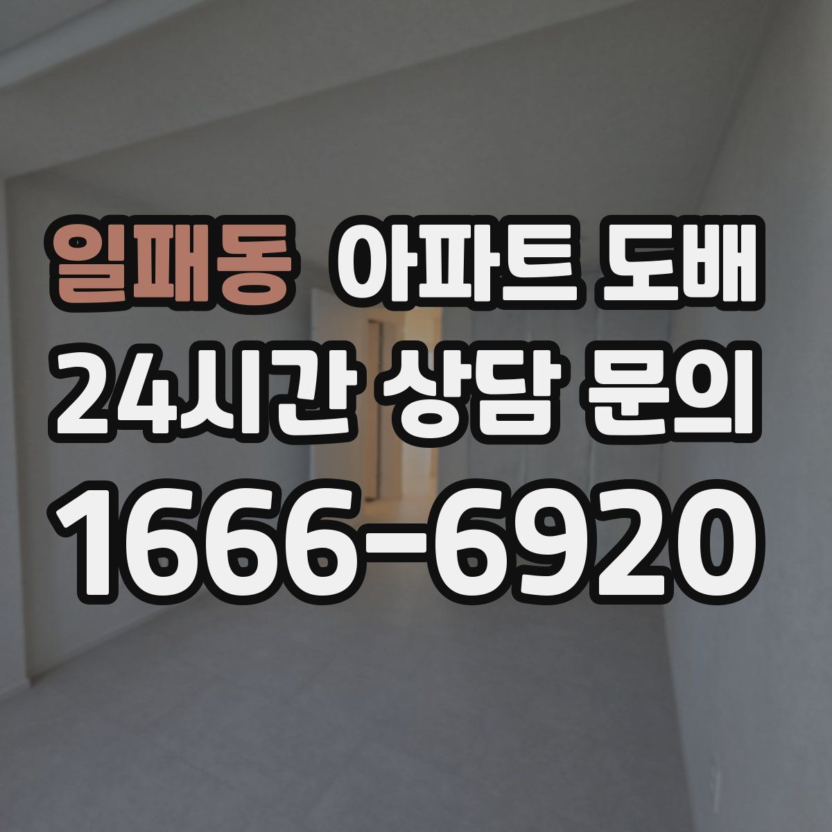 일패동 아파트 도배