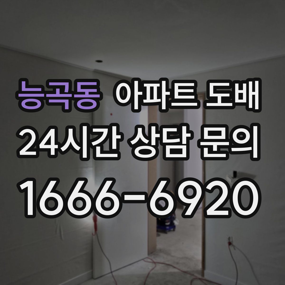 능곡동 아파트 도배