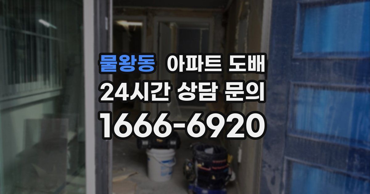 물왕동 아파트 도배