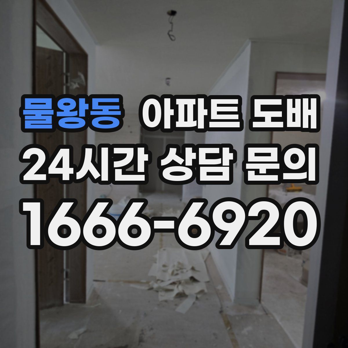 물왕동 아파트 도배