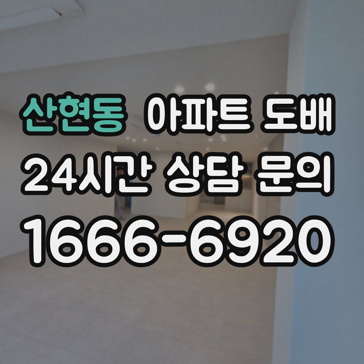 산현동 아파트 도배