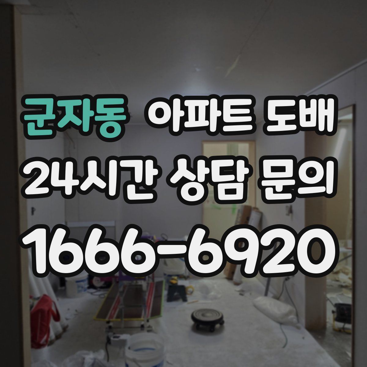 군자동 아파트 도배