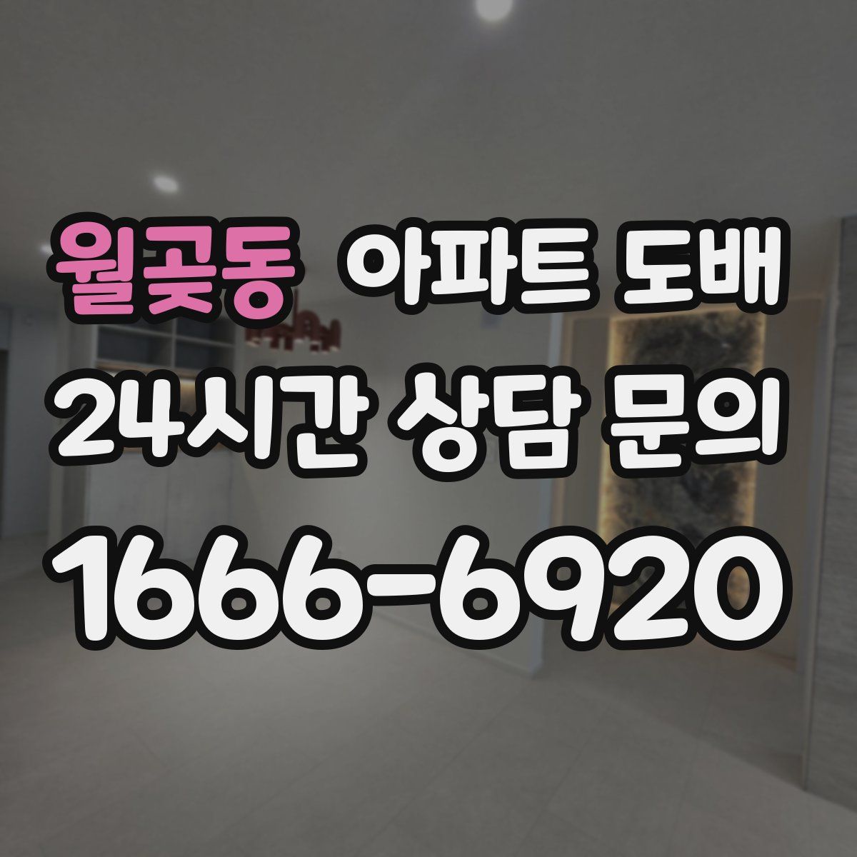 월곶동 아파트 도배