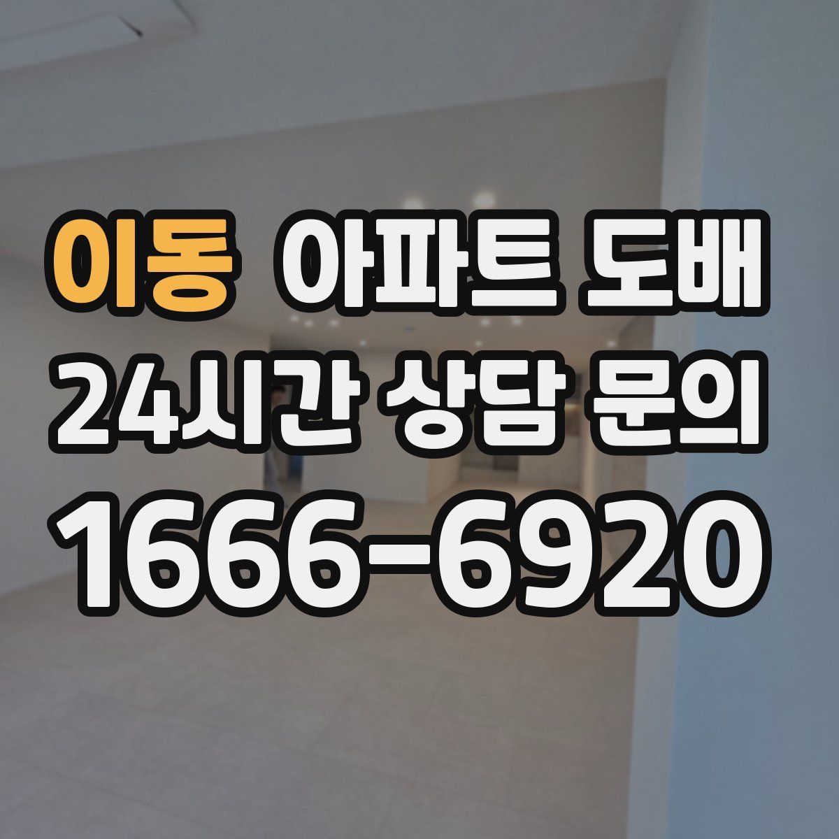 이동 아파트 도배