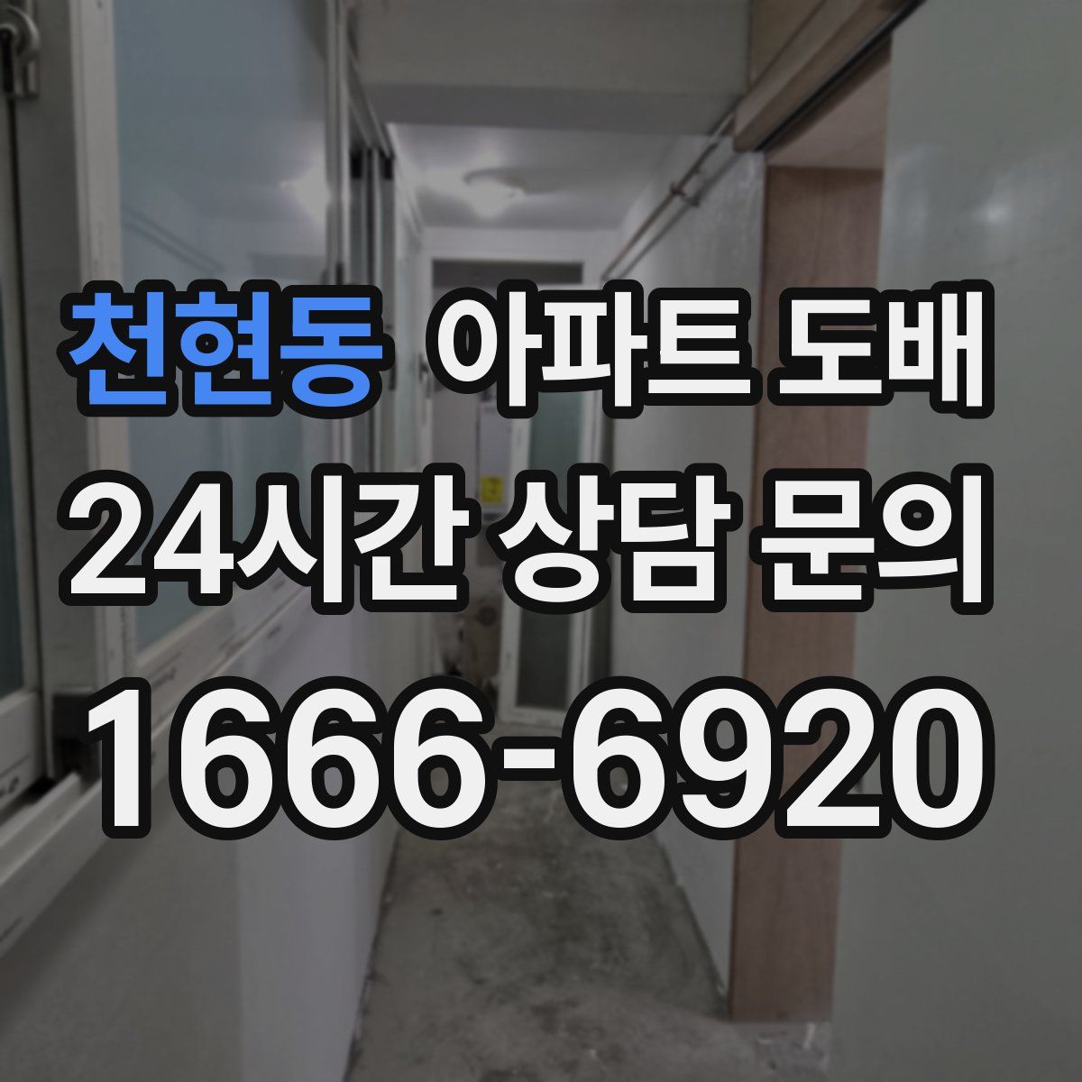 천현동 아파트 도배