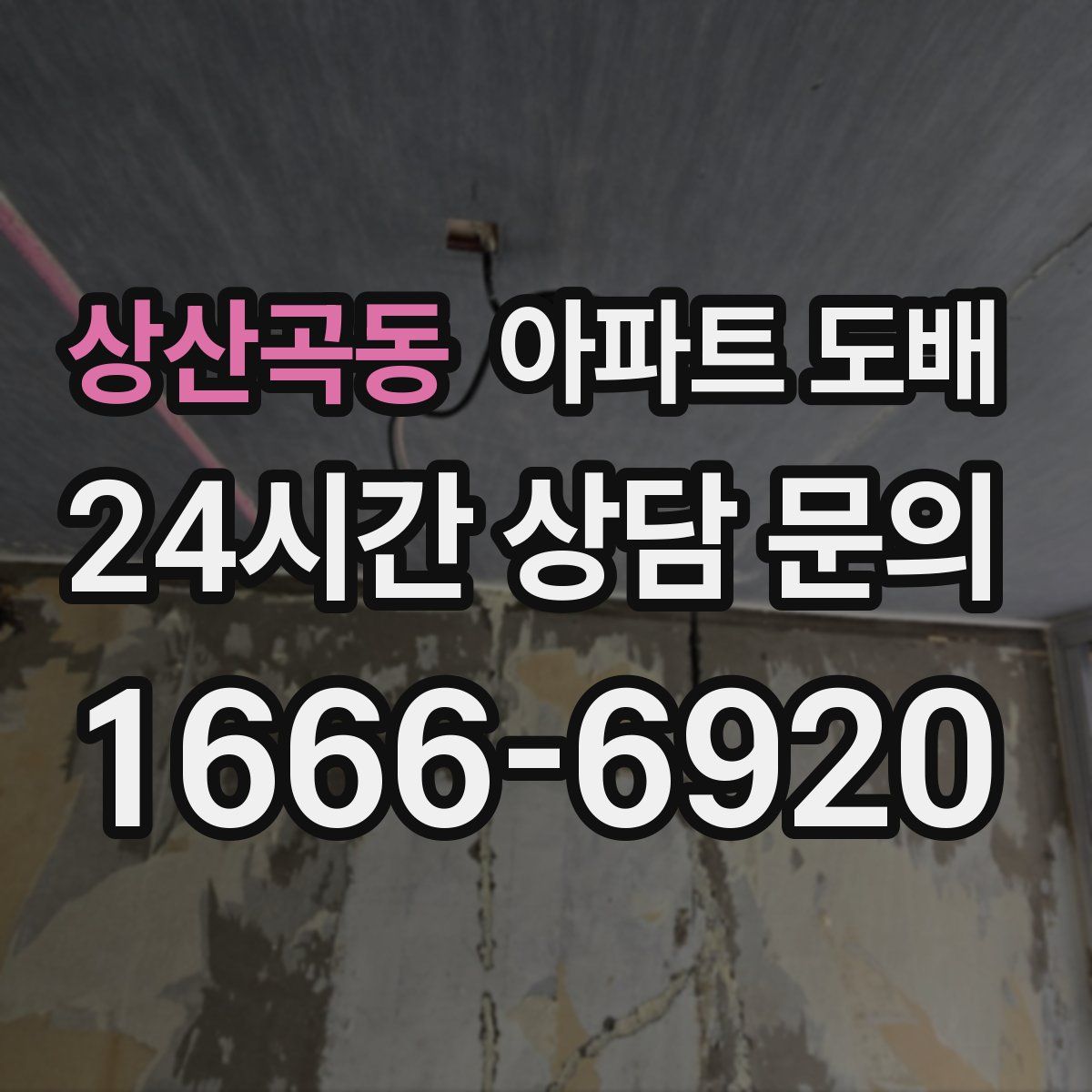 상산곡동 아파트 도배