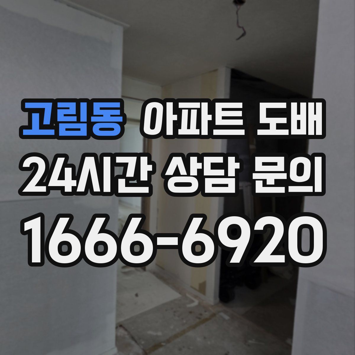 고림동 아파트 도배