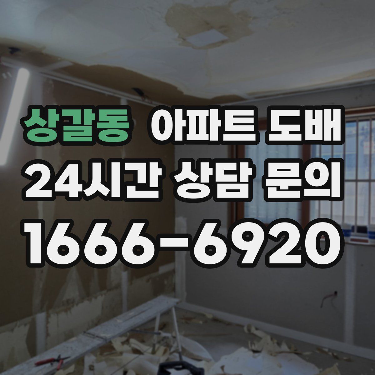 상갈동 아파트 도배