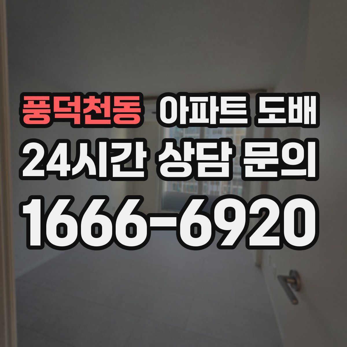 풍덕천동 아파트 도배