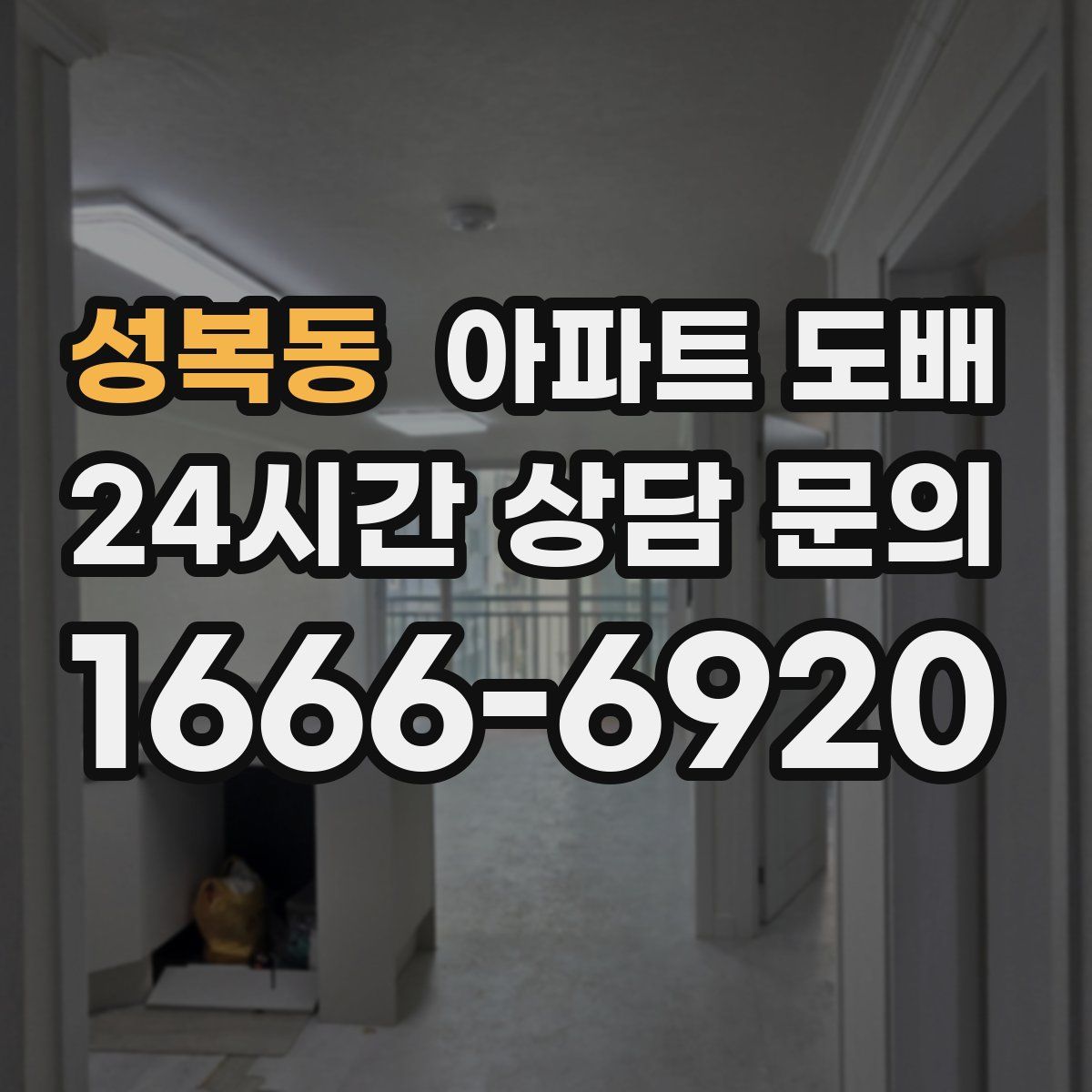 성복동 아파트 도배