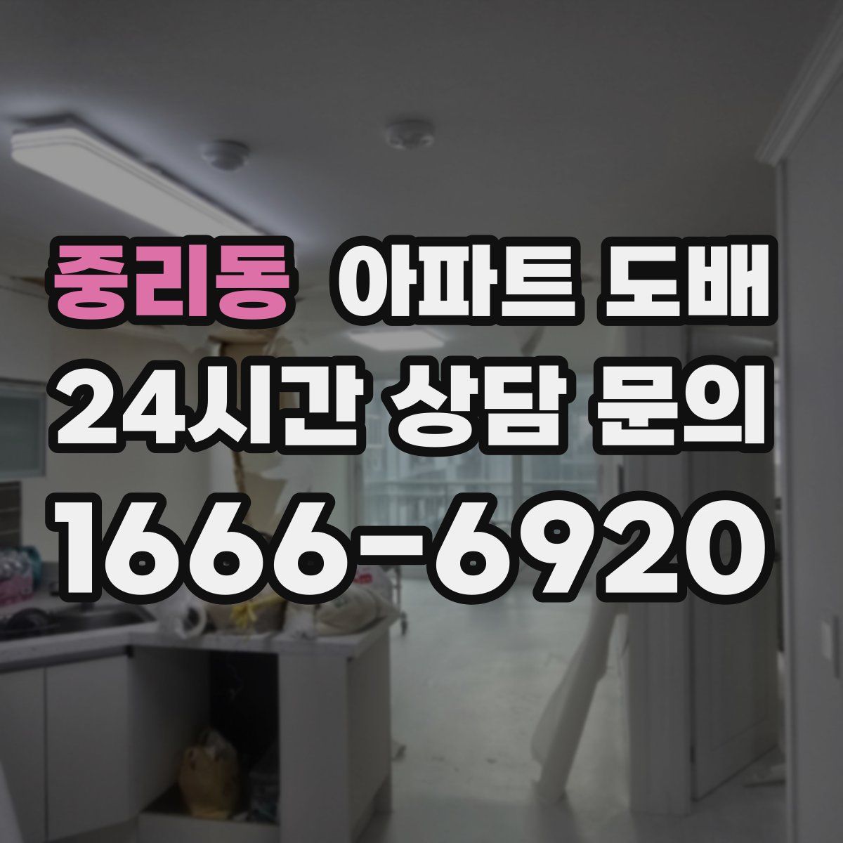 중리동 아파트 도배