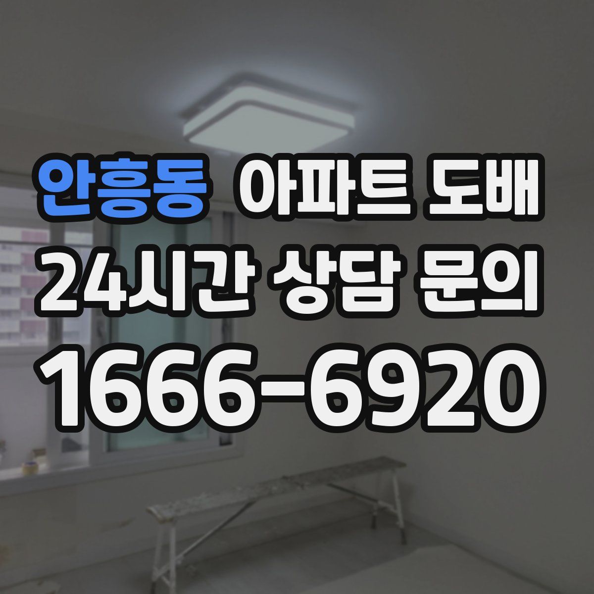 안흥동 아파트 도배