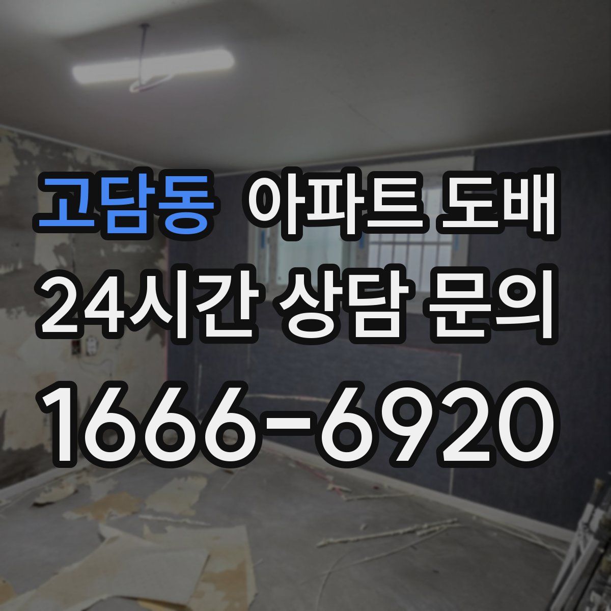 고담동 아파트 도배
