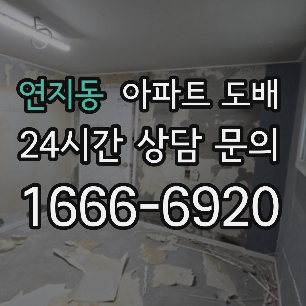 연지동 아파트 도배