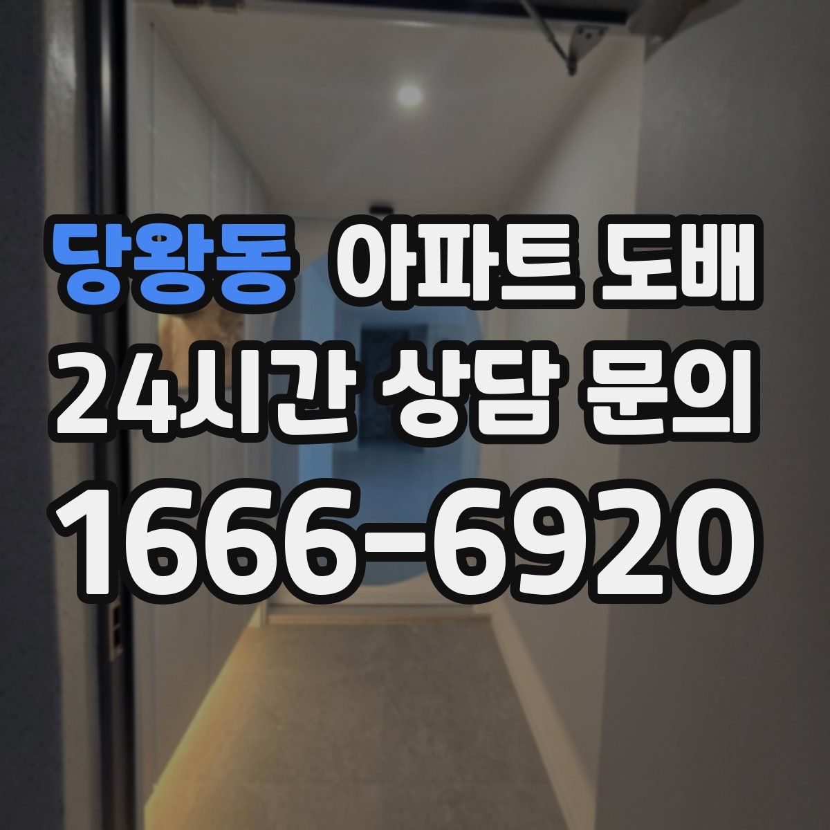 당왕동 아파트 도배