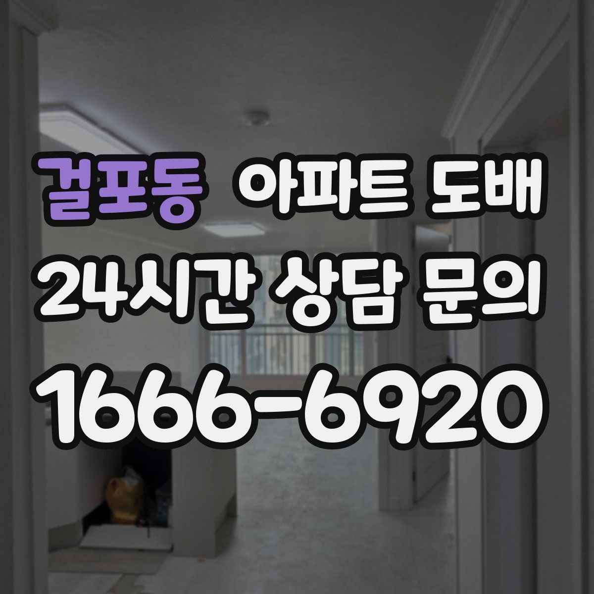 걸포동 아파트 도배