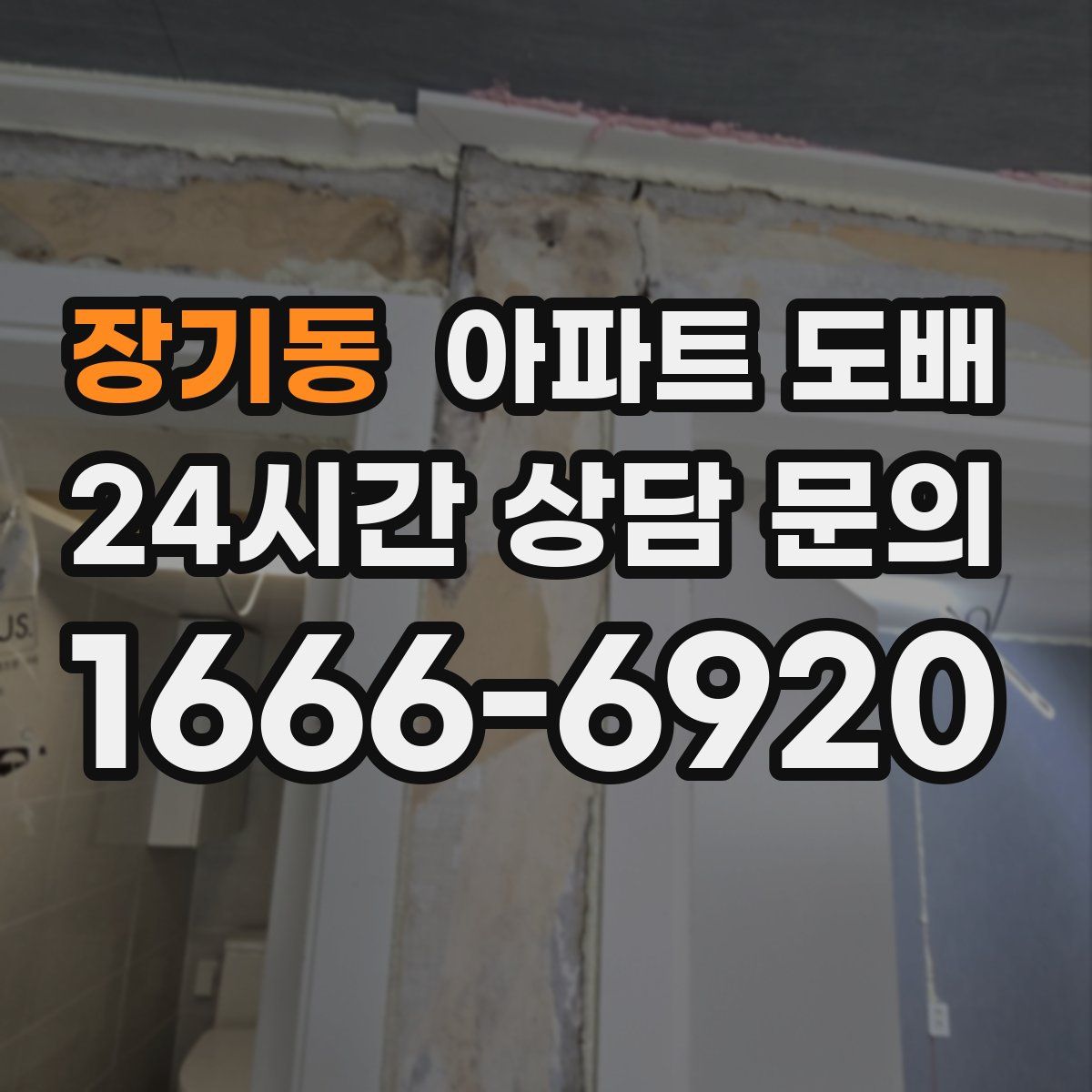 장기동 아파트 도배