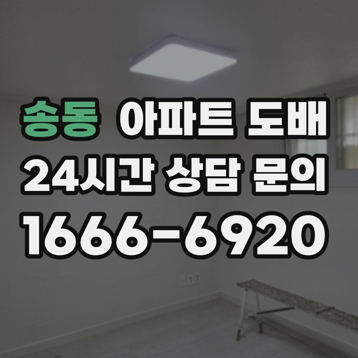 송동 아파트 도배