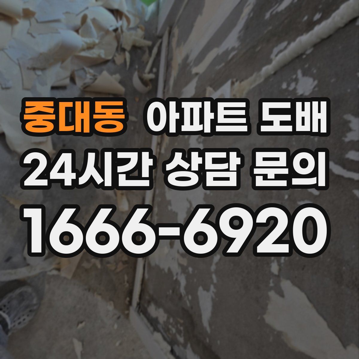 중대동 아파트 도배