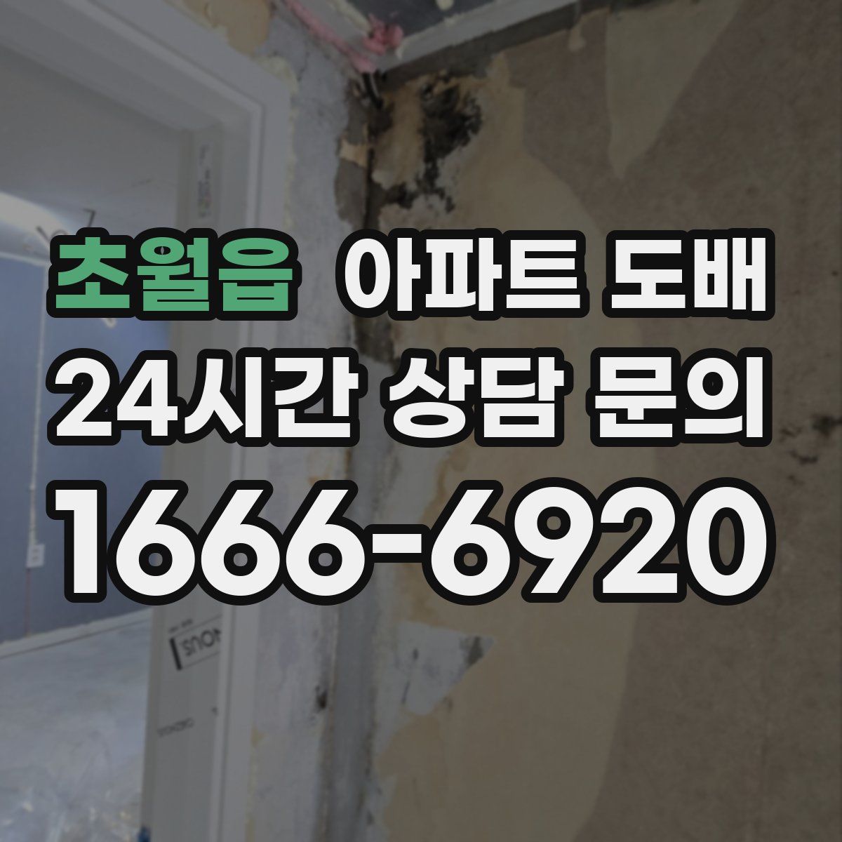 초월읍 아파트 도배