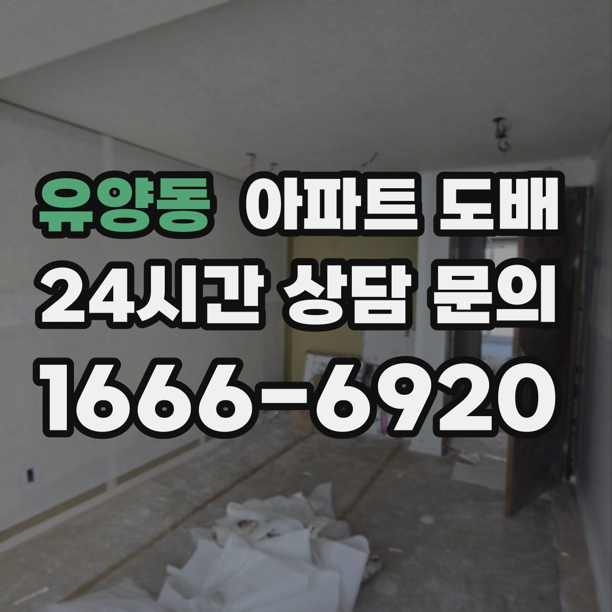 유양동 아파트 도배