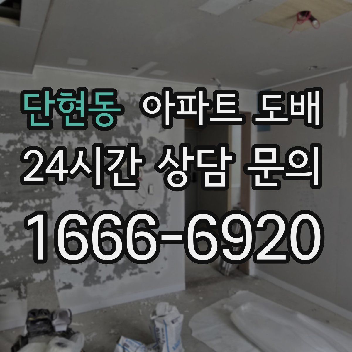 단현동 아파트 도배