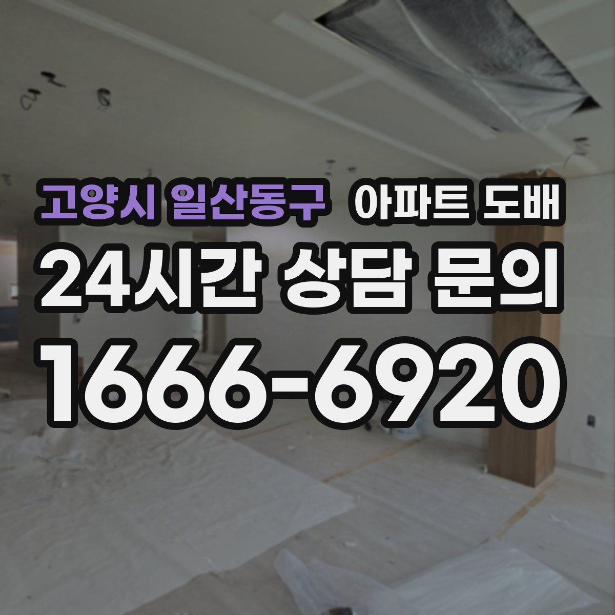 고양시 일산동구 아파트 도배
