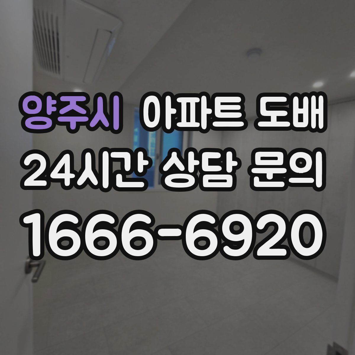 양주시 아파트 도배