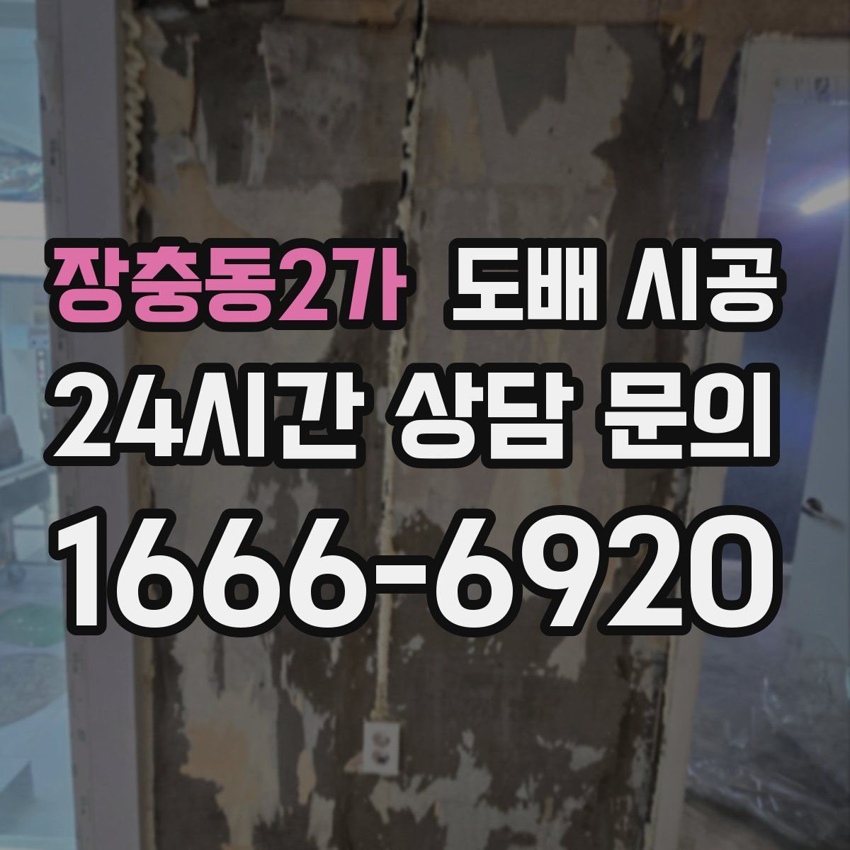 장충동2가 도배 시공