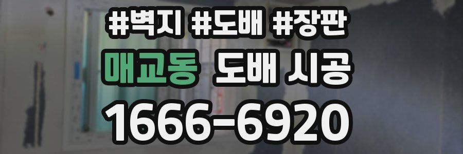 매교동 도배 시공