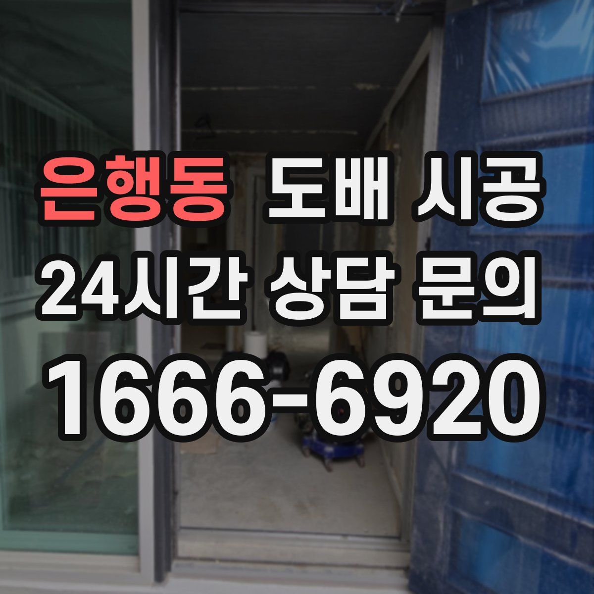 은행동 도배 시공
