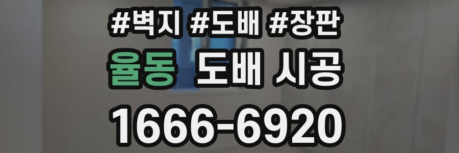 율동 도배 시공