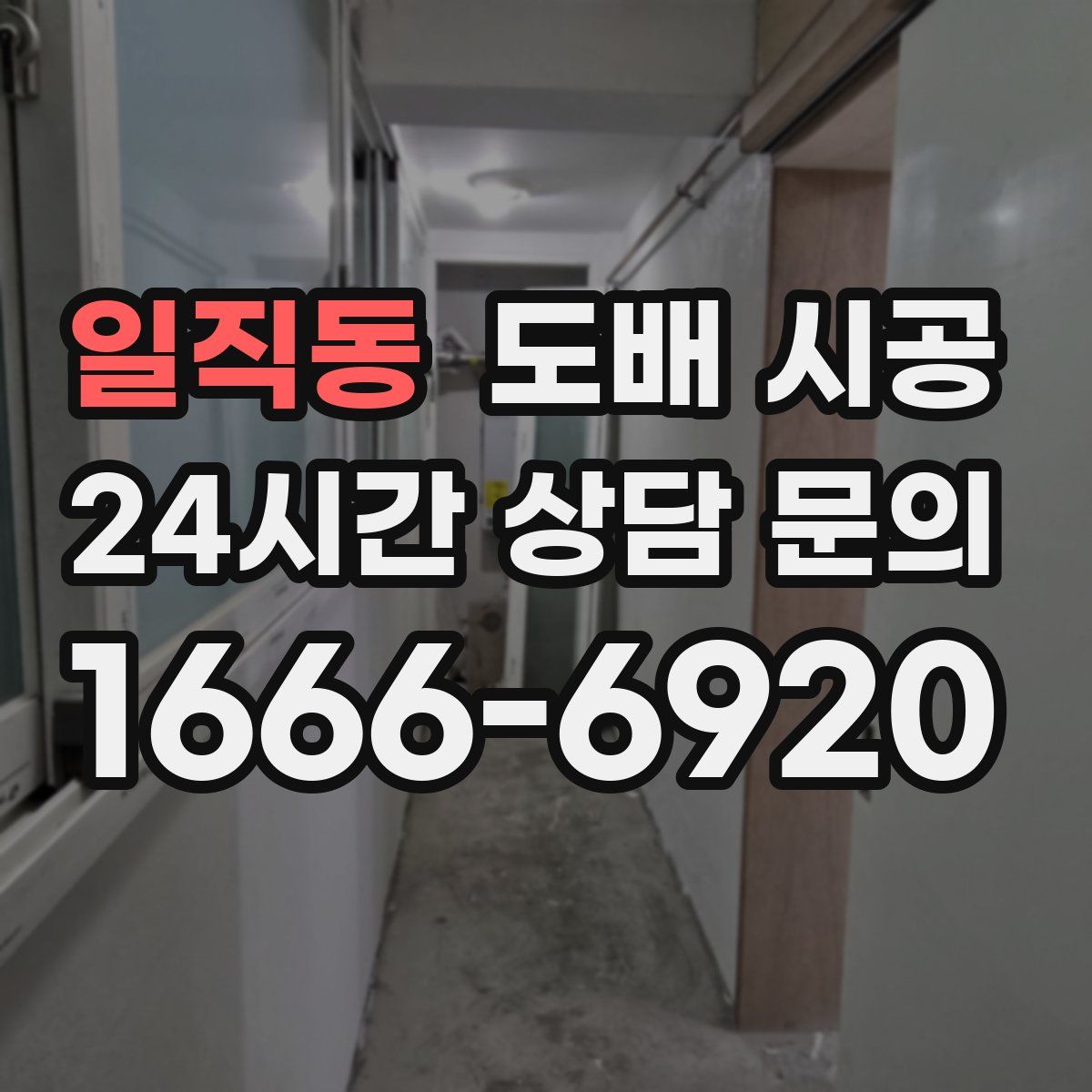 일직동 도배 시공