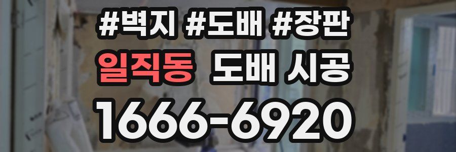 일직동 도배 시공