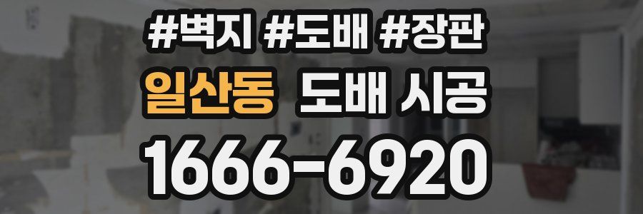 일산동 도배 시공