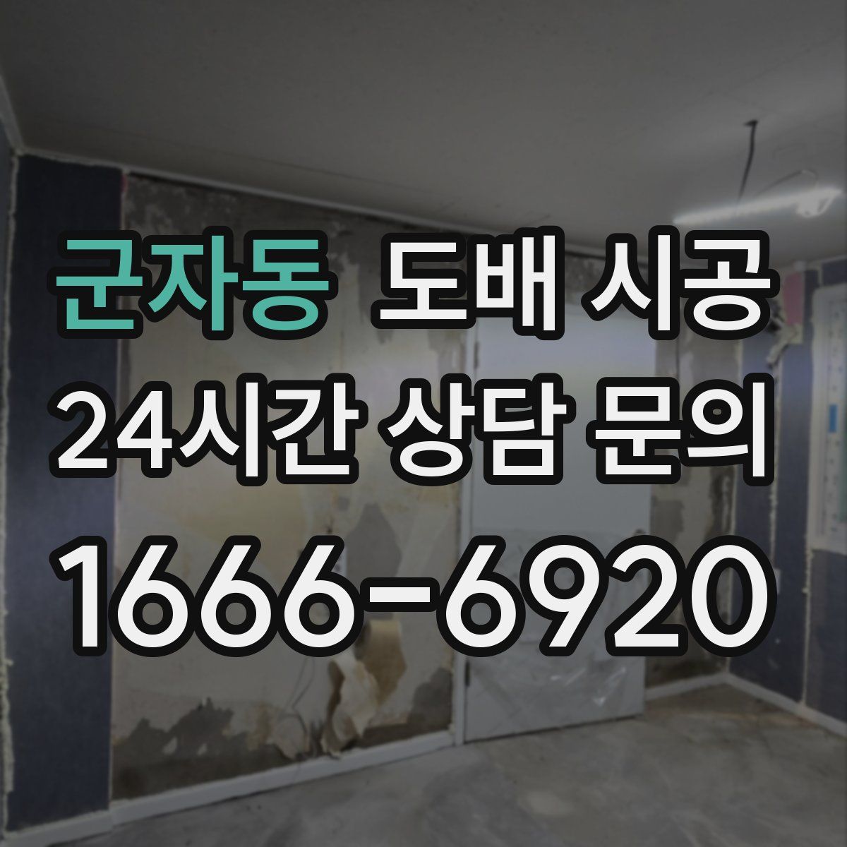 군자동 도배 시공