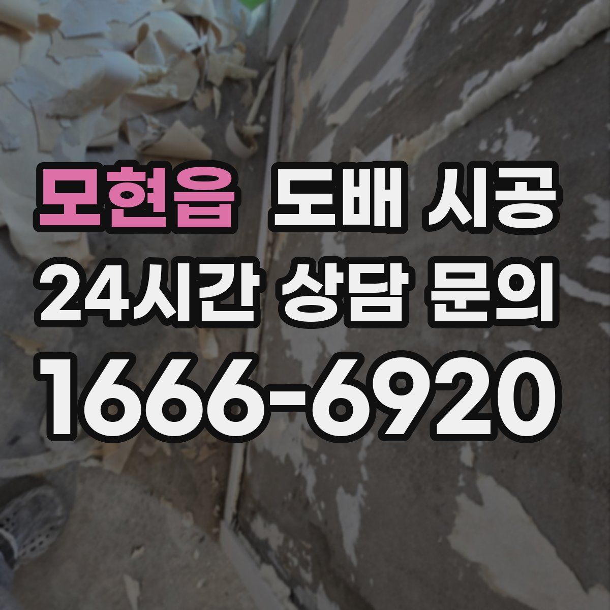 모현읍 도배 시공