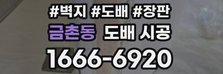 금촌동 도배 시공