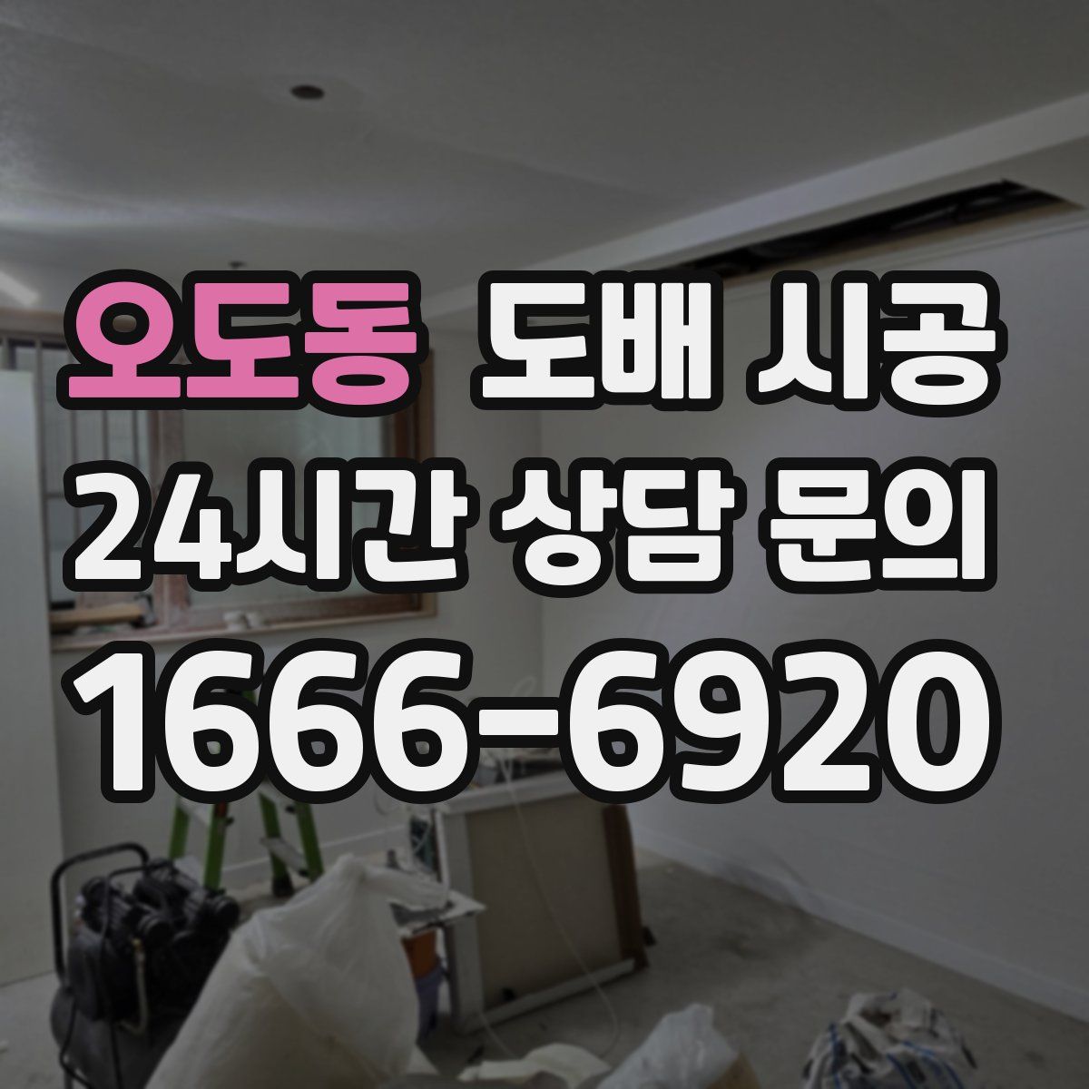 오도동 도배 시공