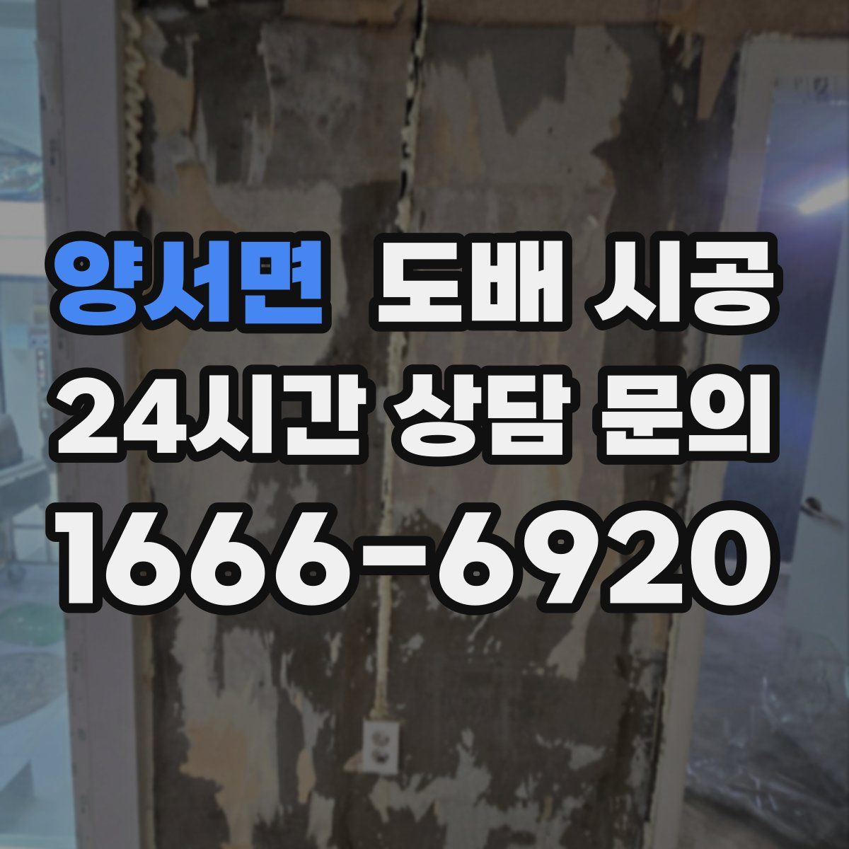 양서면 도배 시공