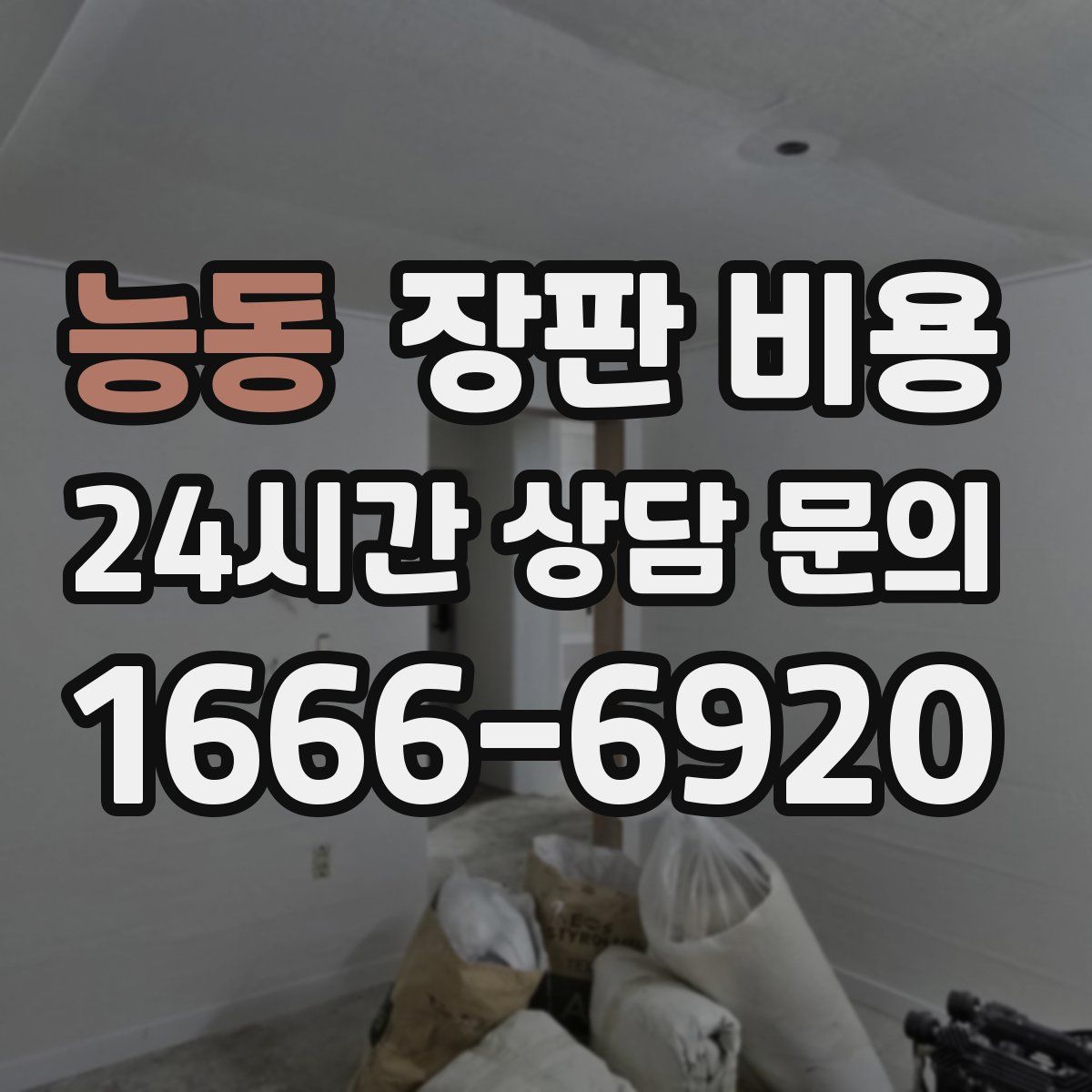 능동 장판 비용